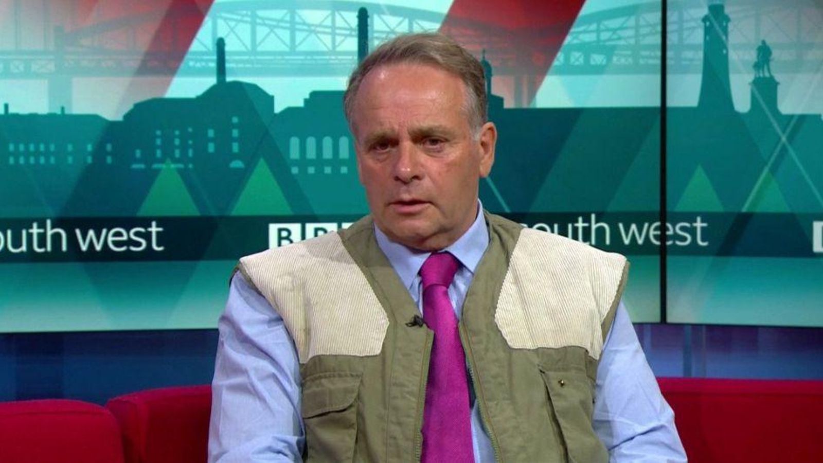 Neil Parish en l'entrevista amb la BBC