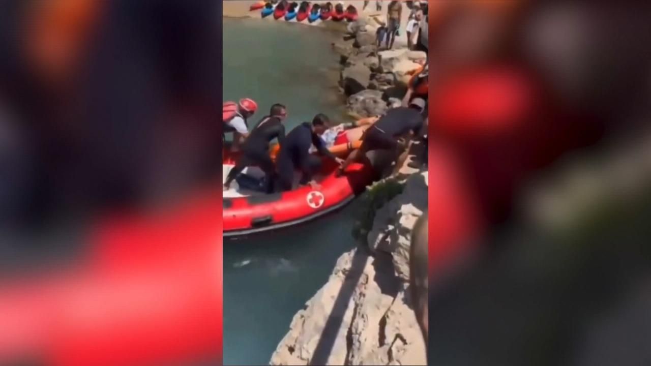 Salvament d'un home a la Granadella després de patir un accident greu