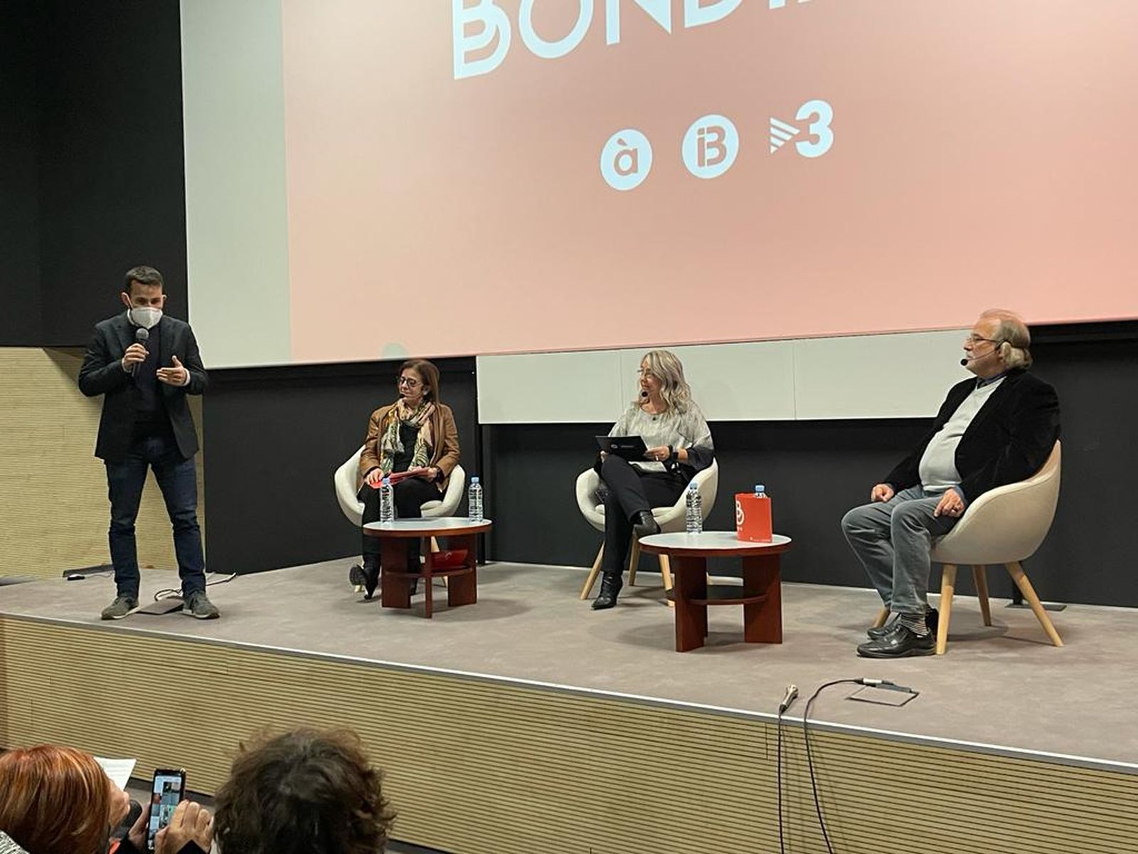 El conseller d'Educació, Cultura i Esport Vicent Marzà, en l'acte de presentació de Bon Dia TV