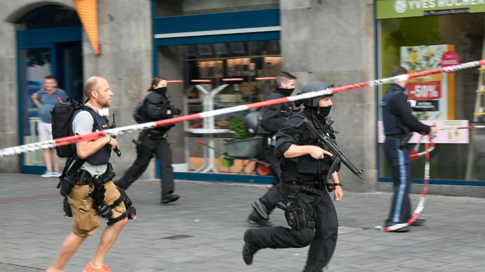 Imatges del moment de la detenció
