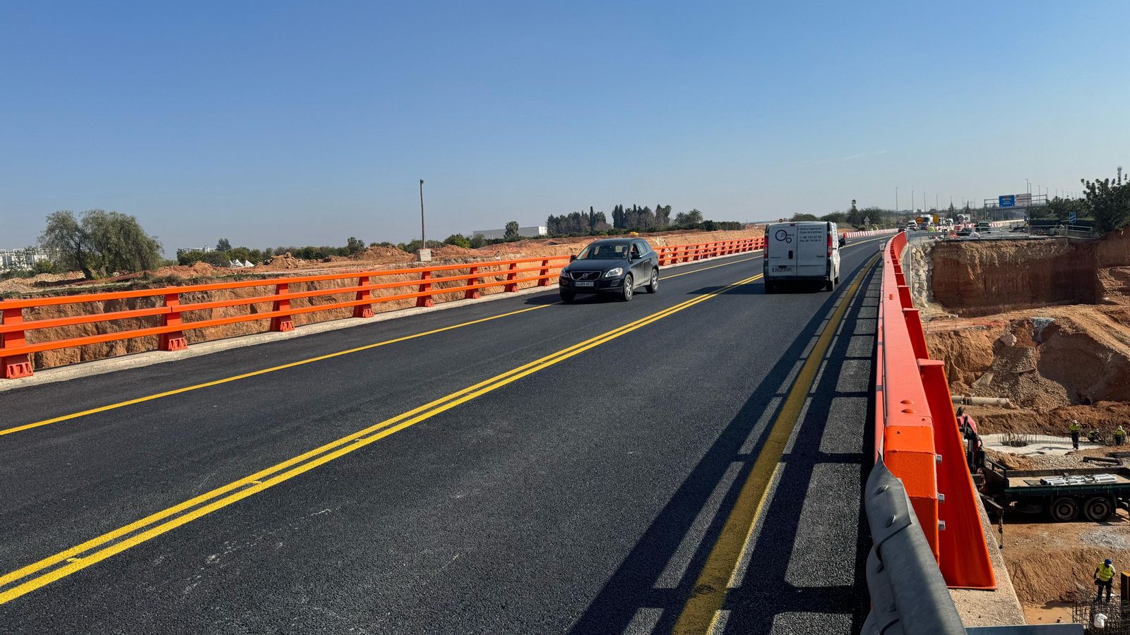 El pont acabat d'obrir, este dilluns
