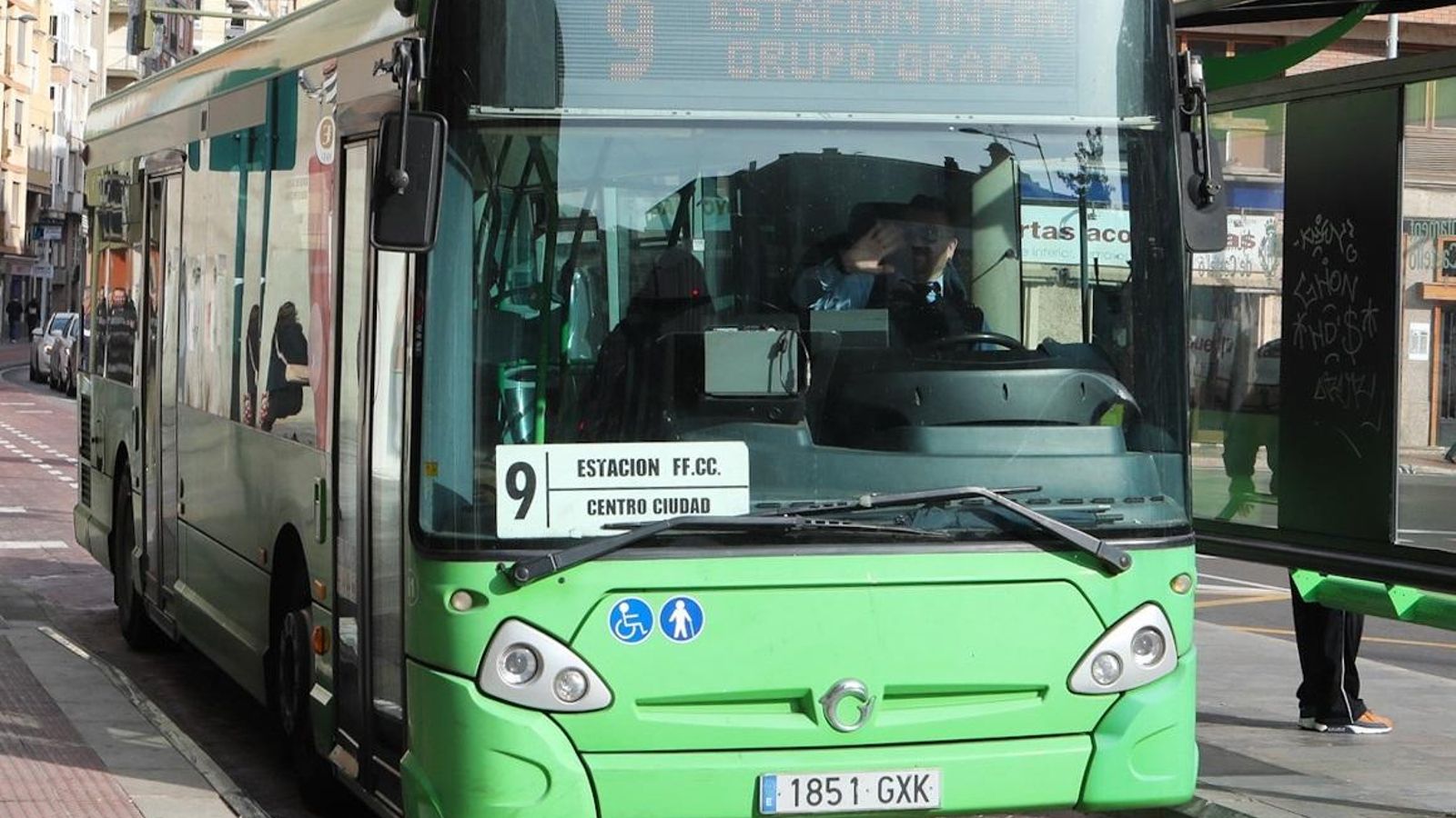 Un autobús urbà de Castelló de la Plana, en arxiu