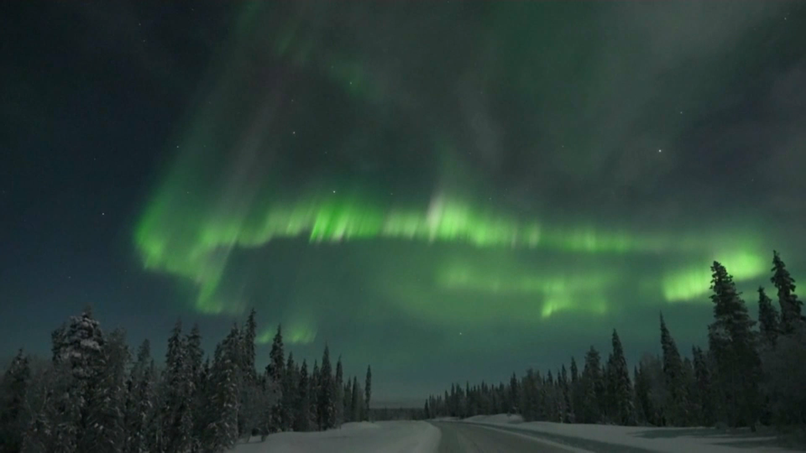 Aurora boreal a Pajala, Suècia (Cortesia All About Lapland)