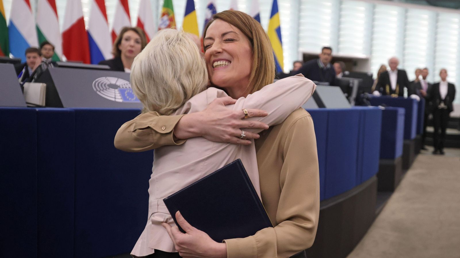 Von der Leyen i Metsola, este matí