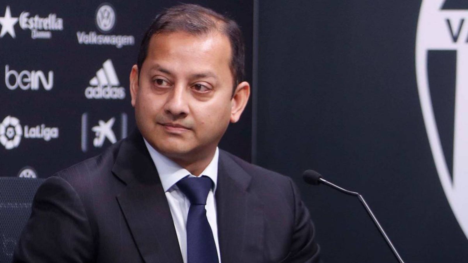 El president del València CF, Anil Murthy