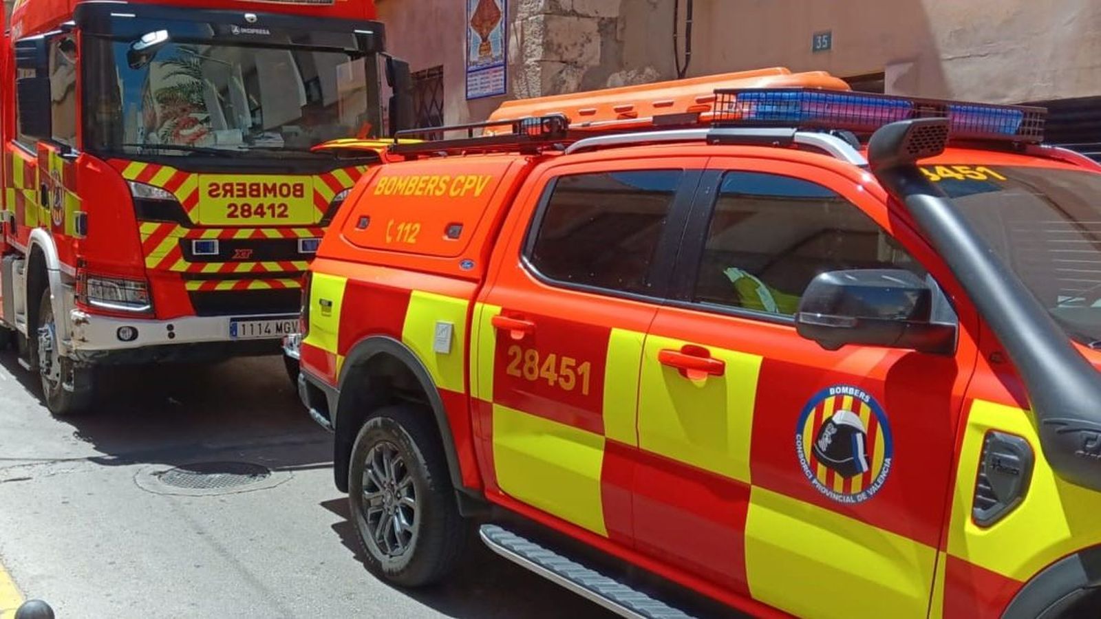 Vehicles dels bombers (arxiu)