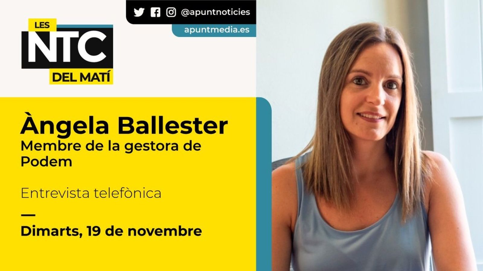 19.11.2019 | NM Com afecta la dimissió d'Antonio Estañ a Podem?