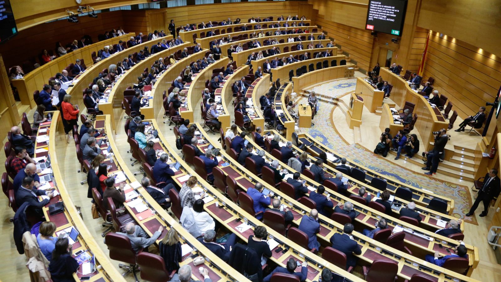 La majoria del PP al Senat tomba el límit de dèficit del govern espanyol