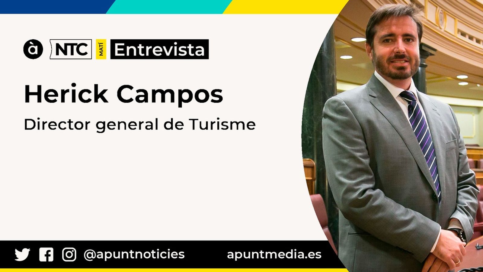 12.08.2019 | NM Entrevista Herick Campos, director general de Turisme