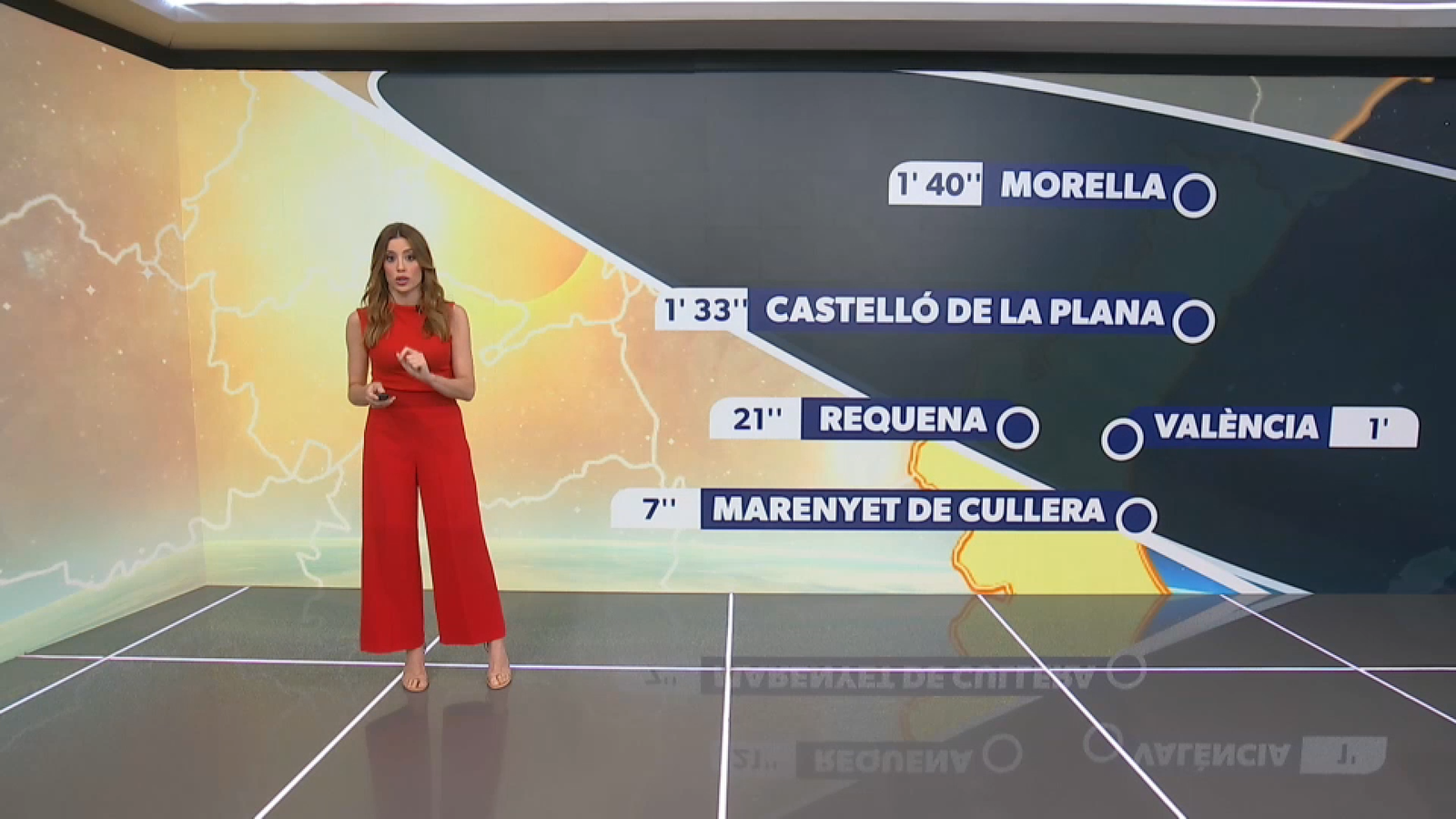 Duració de l'eclipsi, segons la ubicació