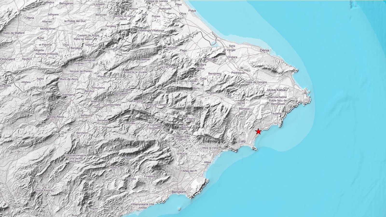 Terratrèmol a Benissa i Teulada