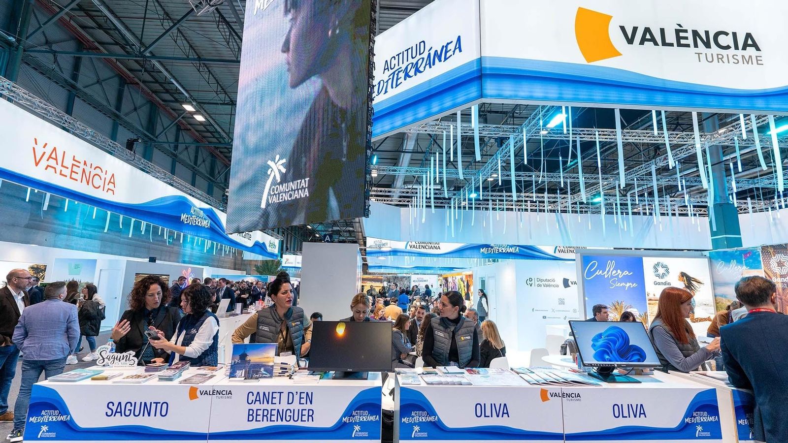 Expositor de municipis turístics de la Comunitat Valenciana a l'última edició de Fitur