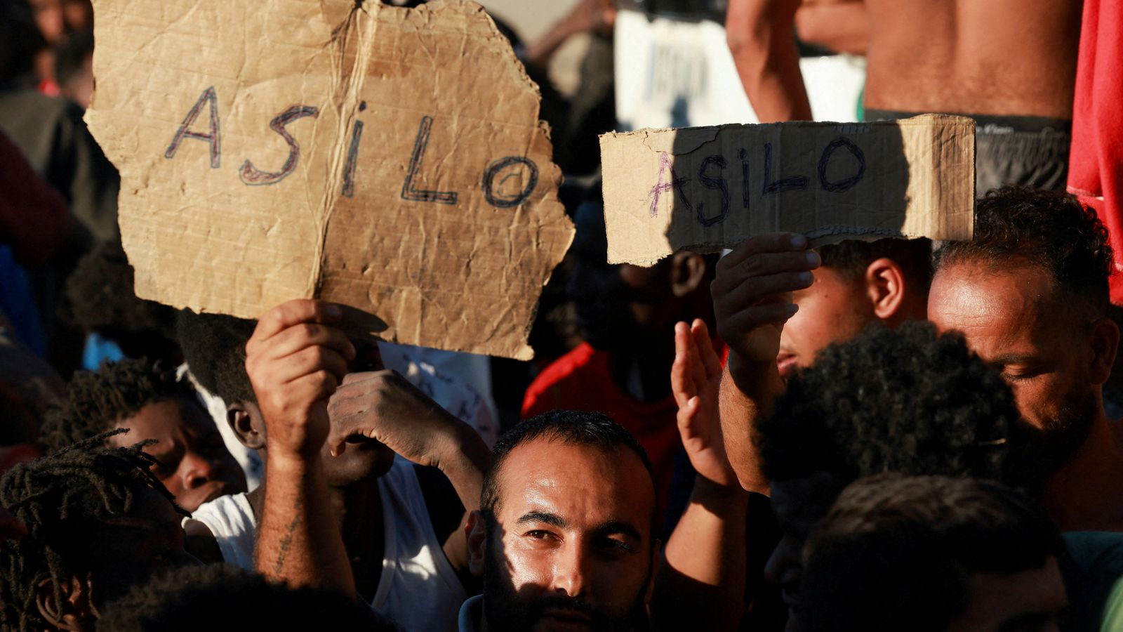 Migrants a Ceuta