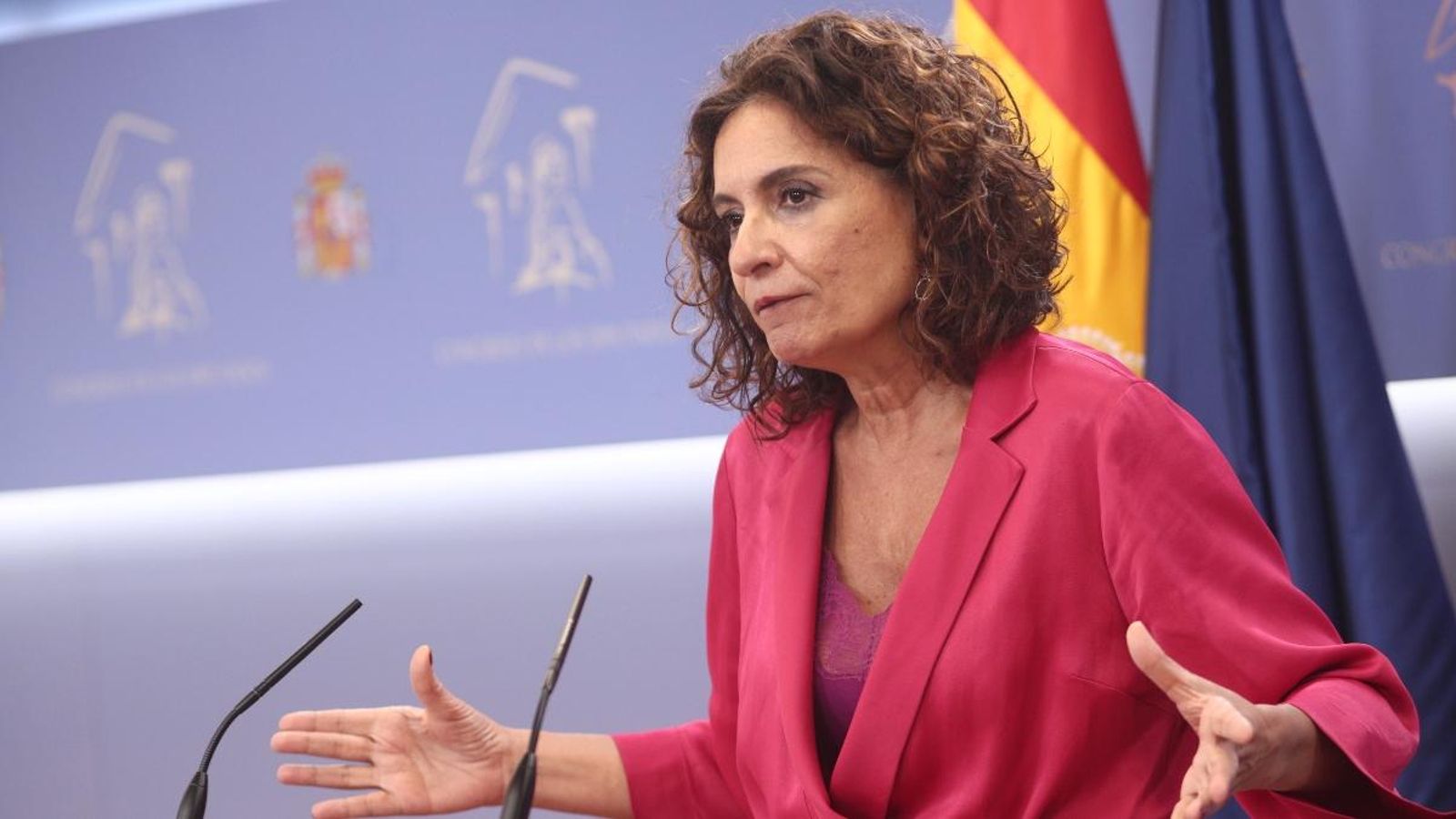 La ministra d'Hisenda, María Jesús Montero, en una imatge d'arxiu
