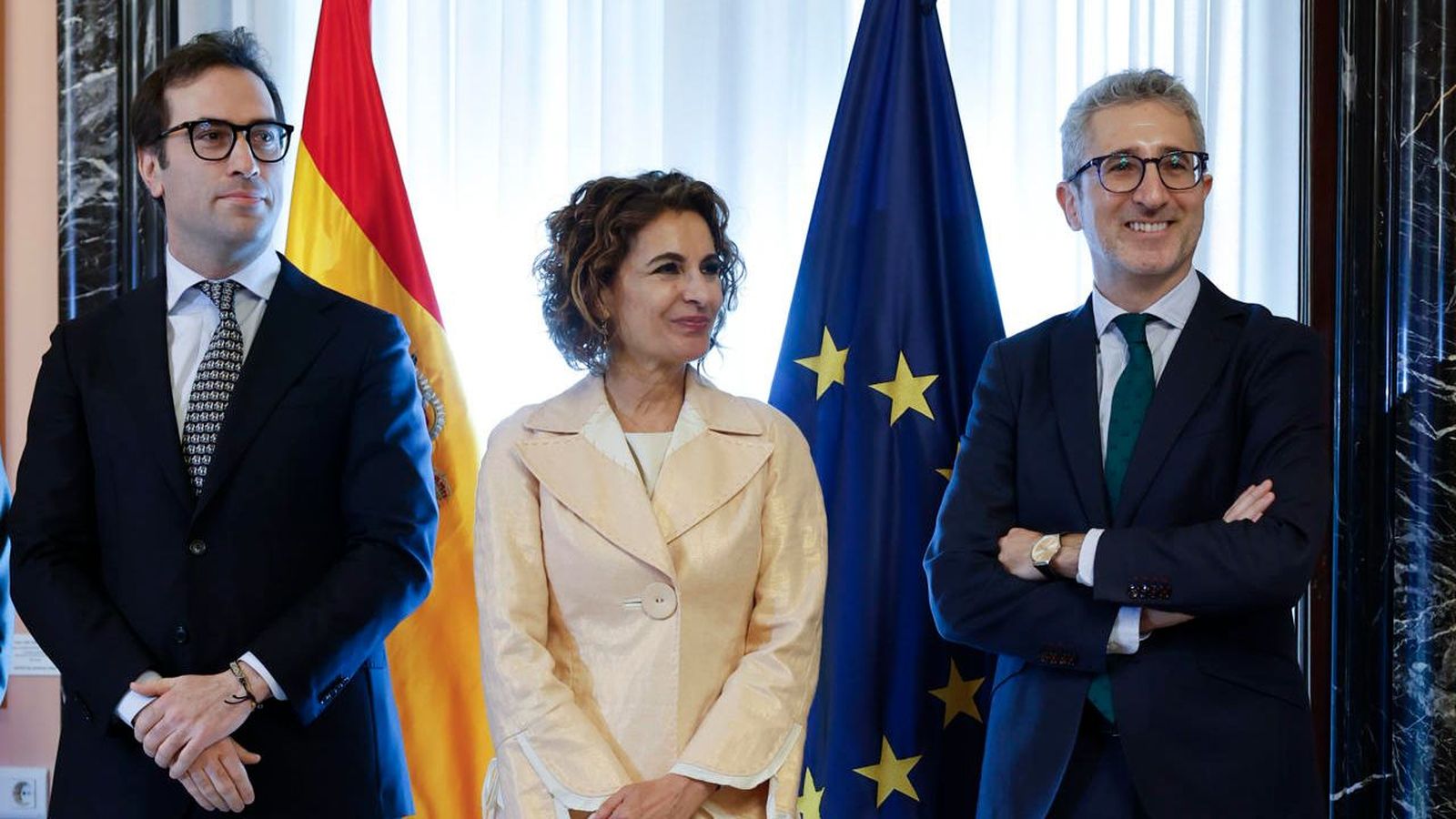 Carlos Cuerpo i Arcadi España prenen possessió dels carrecs com a vicepresident primer i ministre d'Hisenda