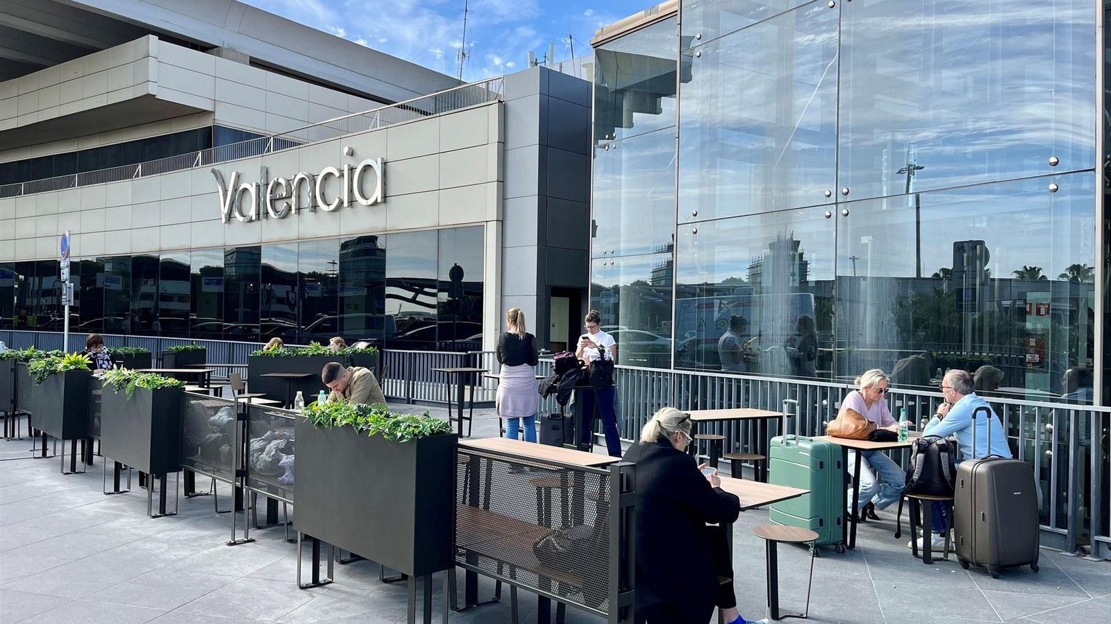 Entrada de l'aeroport de València