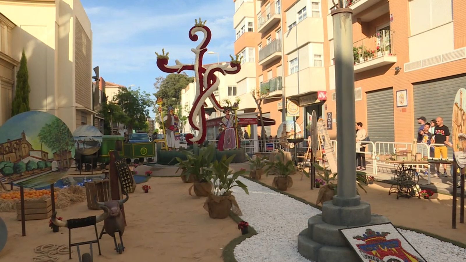 Imatge d'arxiu de la celebració de les Creus de Maig a Borriana