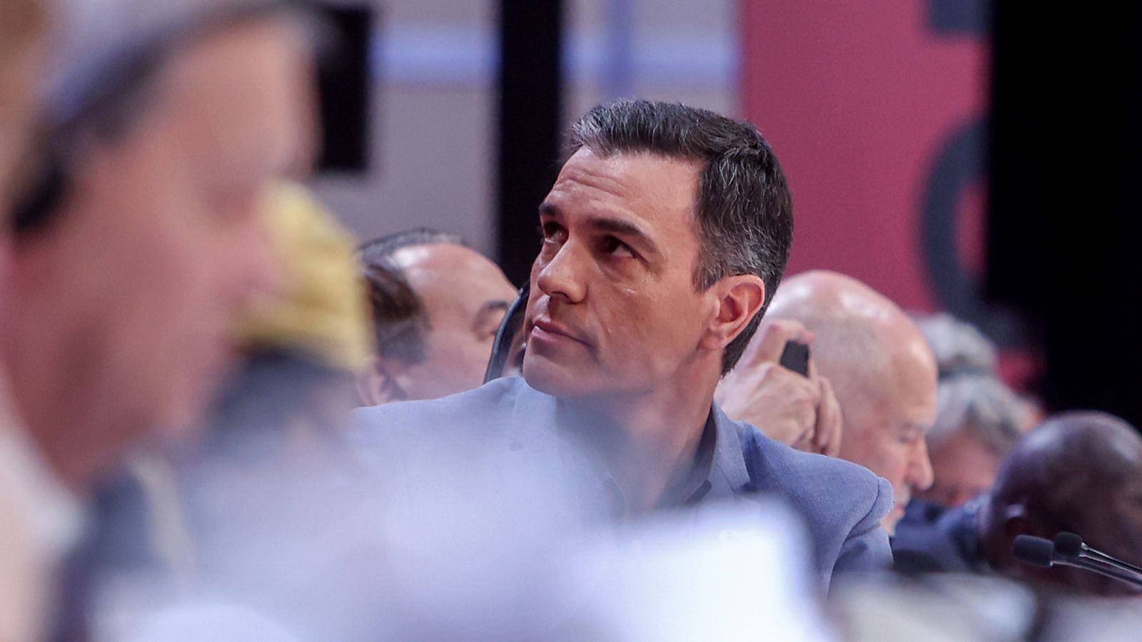 El nou president de la Internacional Socialista, Pedro Sánchez, en l'última jornada del XXVI congrés de l'organització