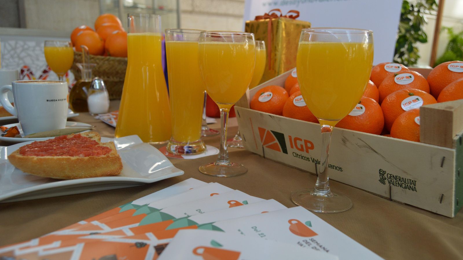 Imatge d'un desdejuni tradicional valencià