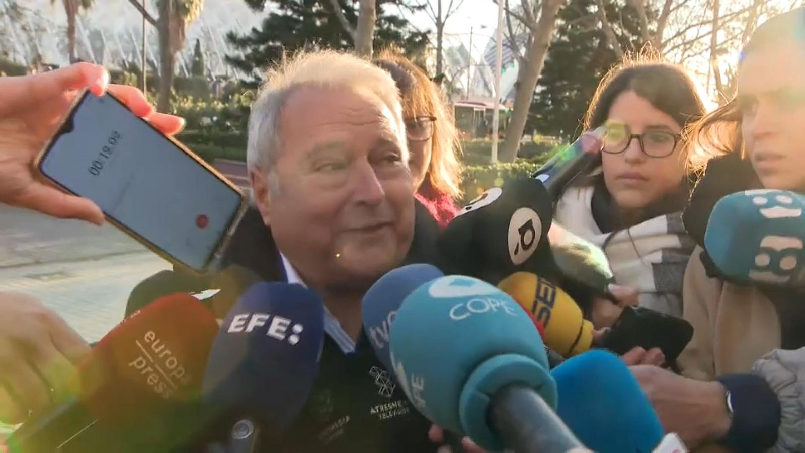 L'expresident de la Diputació de València, Alfonso Rus, a l'arribada a la Ciutat de la Justícia