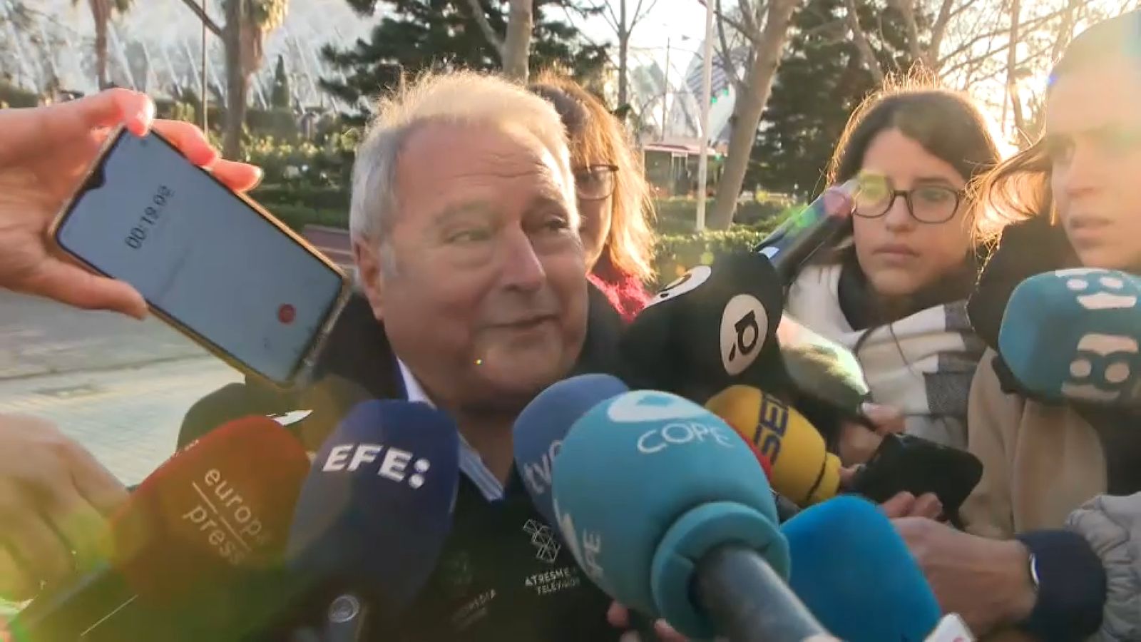 L'expresident de la Diputació de València, Alfonso Rus, a l'arribada a la Ciutat de la Justícia