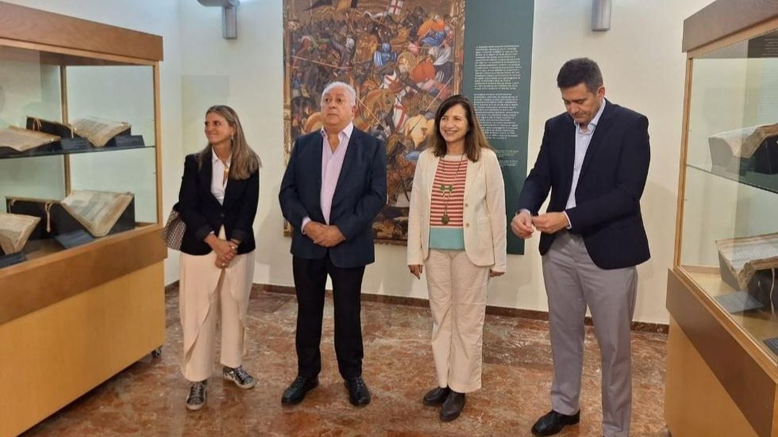 L'Arxiu del Regne de València reunix documents originals de Jaume I, però també material gràfic i escric sobre la seua figura