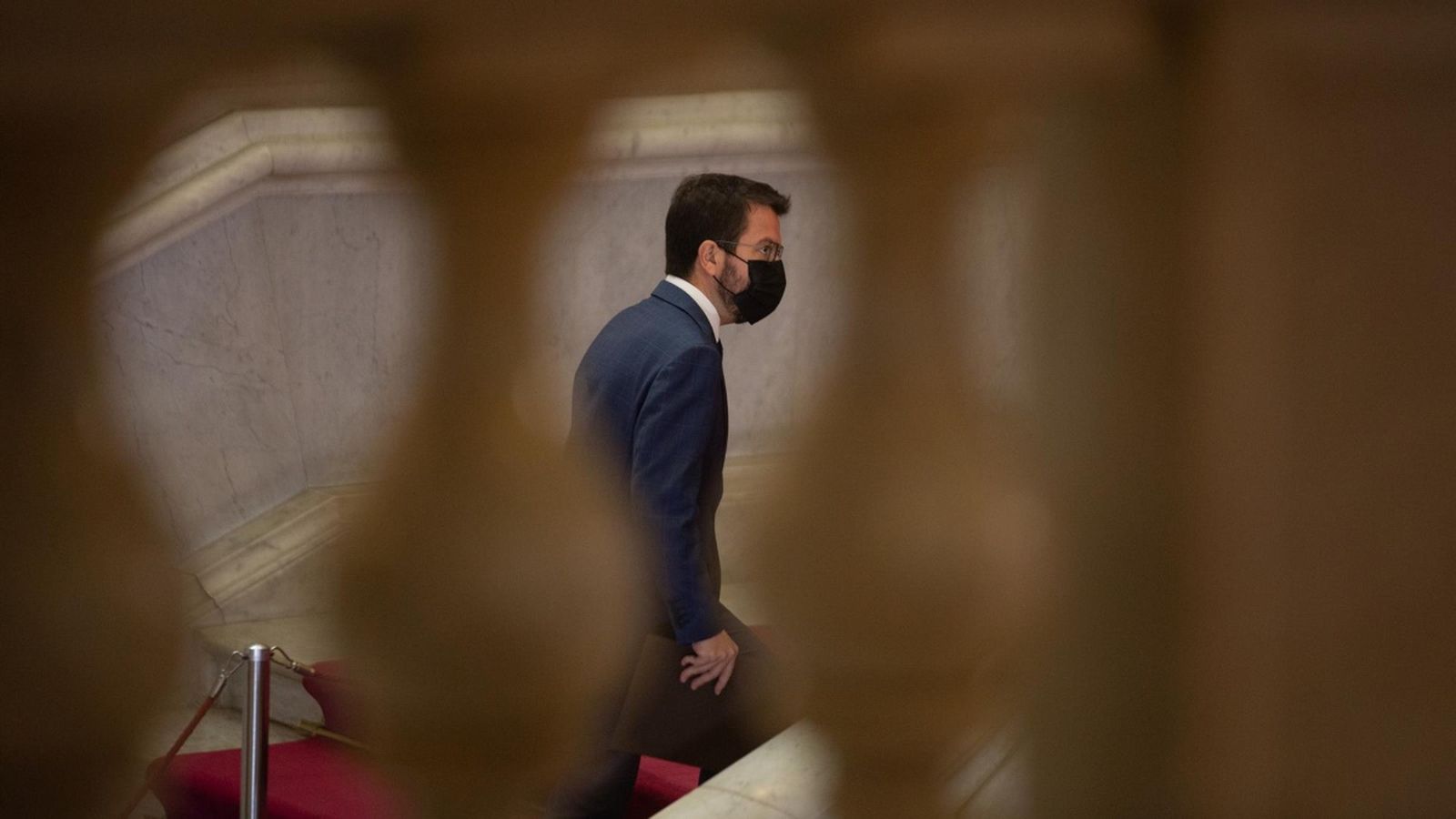 El candidat d'ERC a la presidència de Catalunya, Pere Aragonés, en una imatge d'arxiu