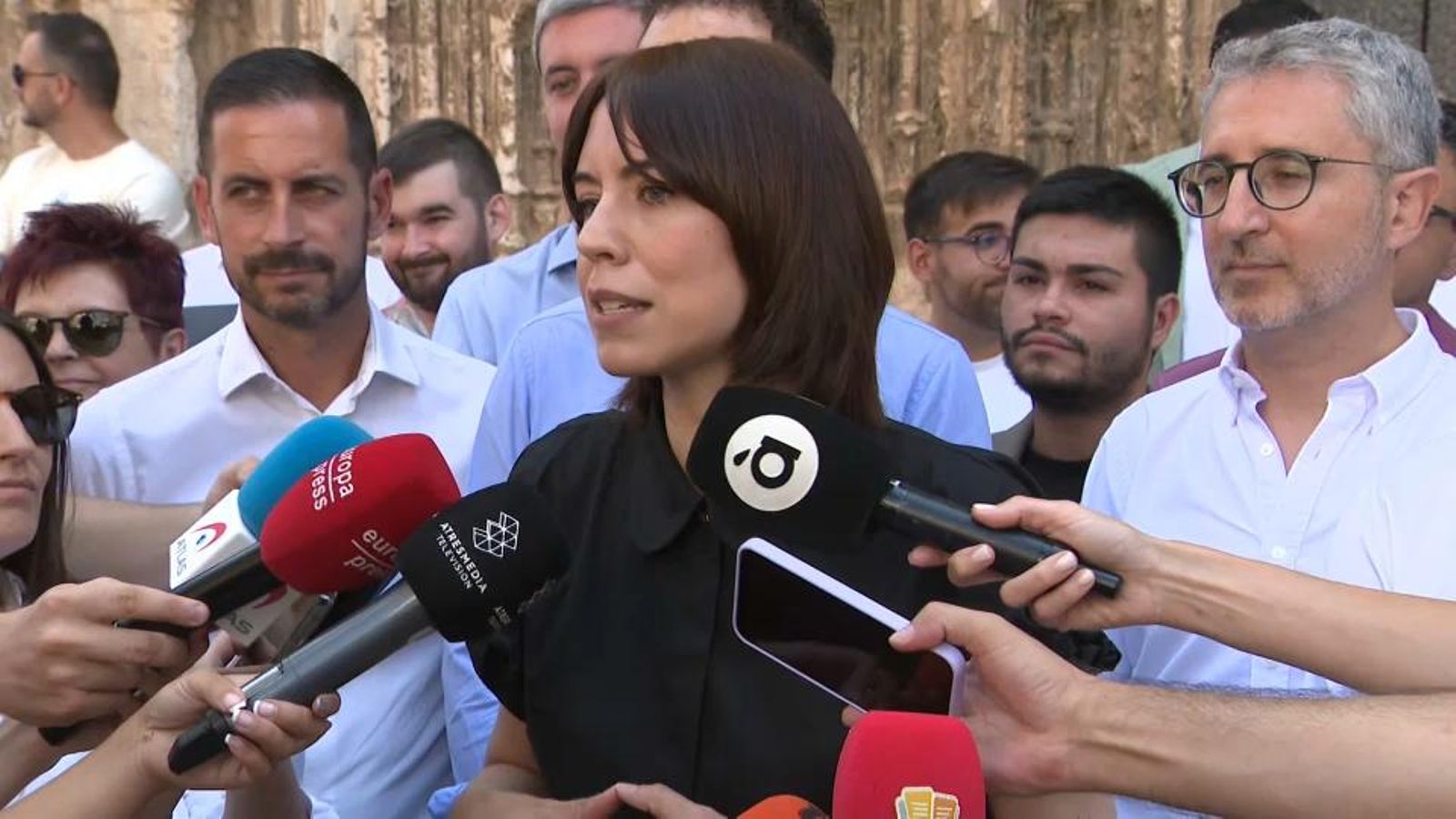 Diana Morant, en declaracions fetes este dissabte a Requena