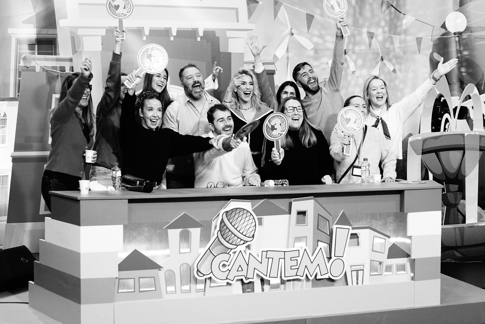 L'equip del programa Cantem!