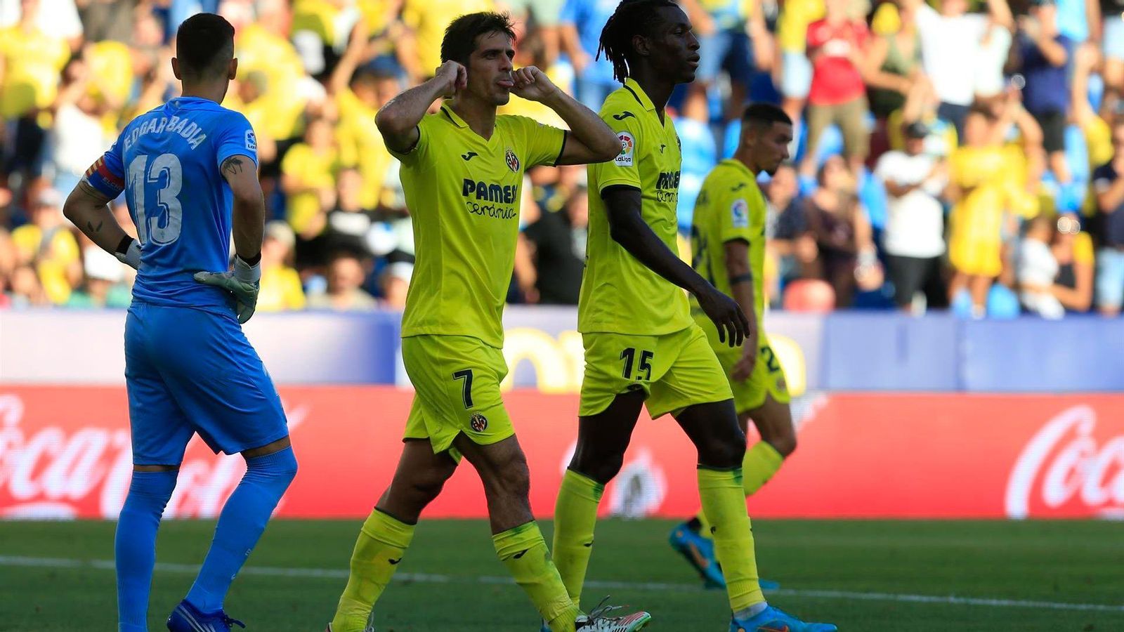 Gerard celebra un dels gols