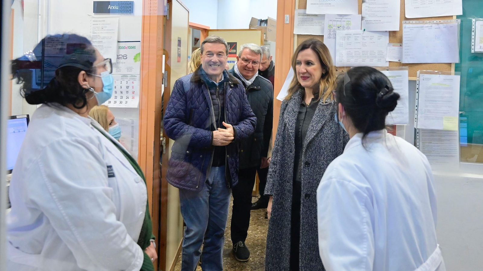 L'alcaldessa de València i el conseller de Sanitat han visitat este dijous el centro de salut de Benimàmet