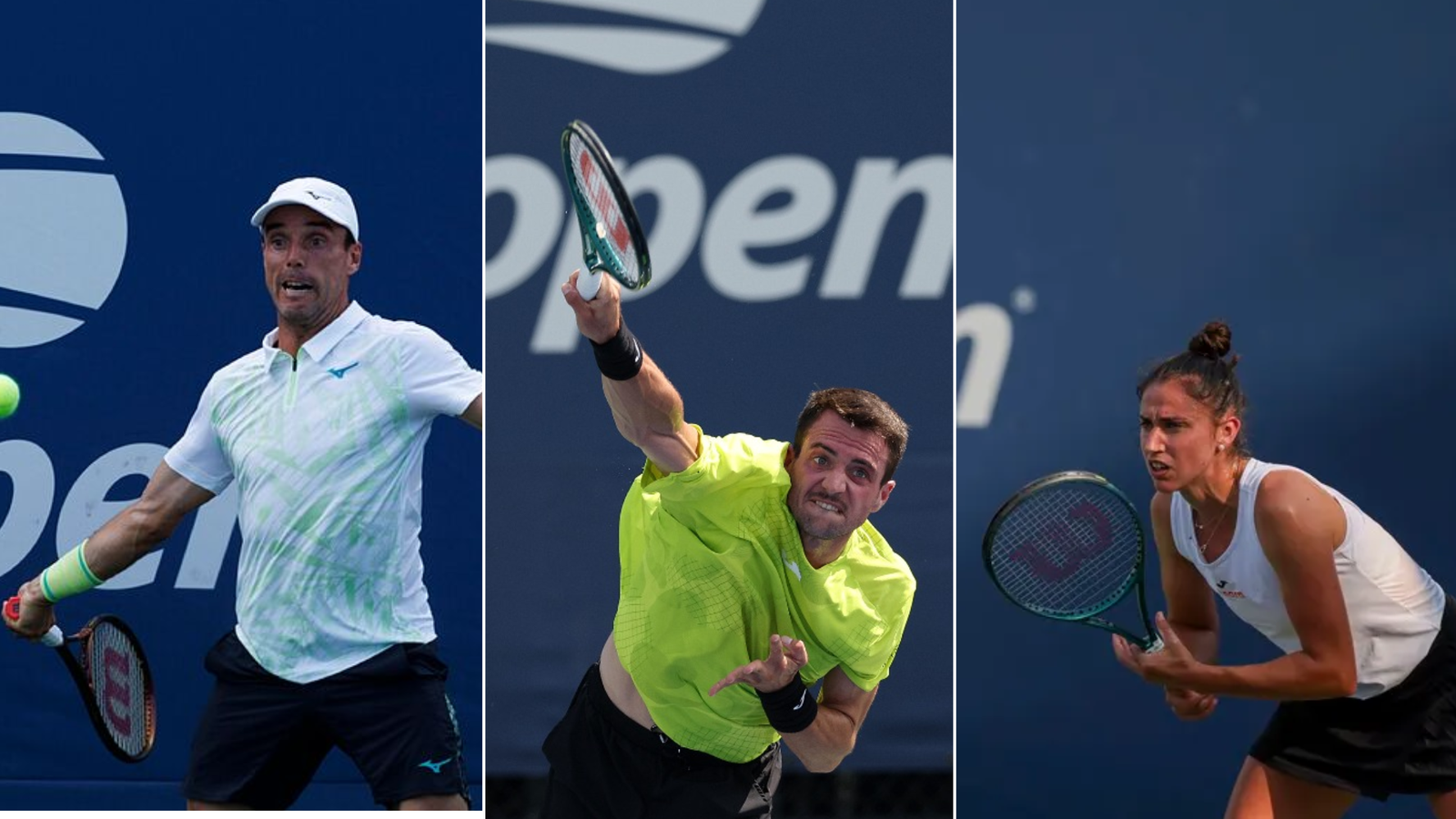 Roberto Bautista, Pedro Martínez i Sara Sorribes