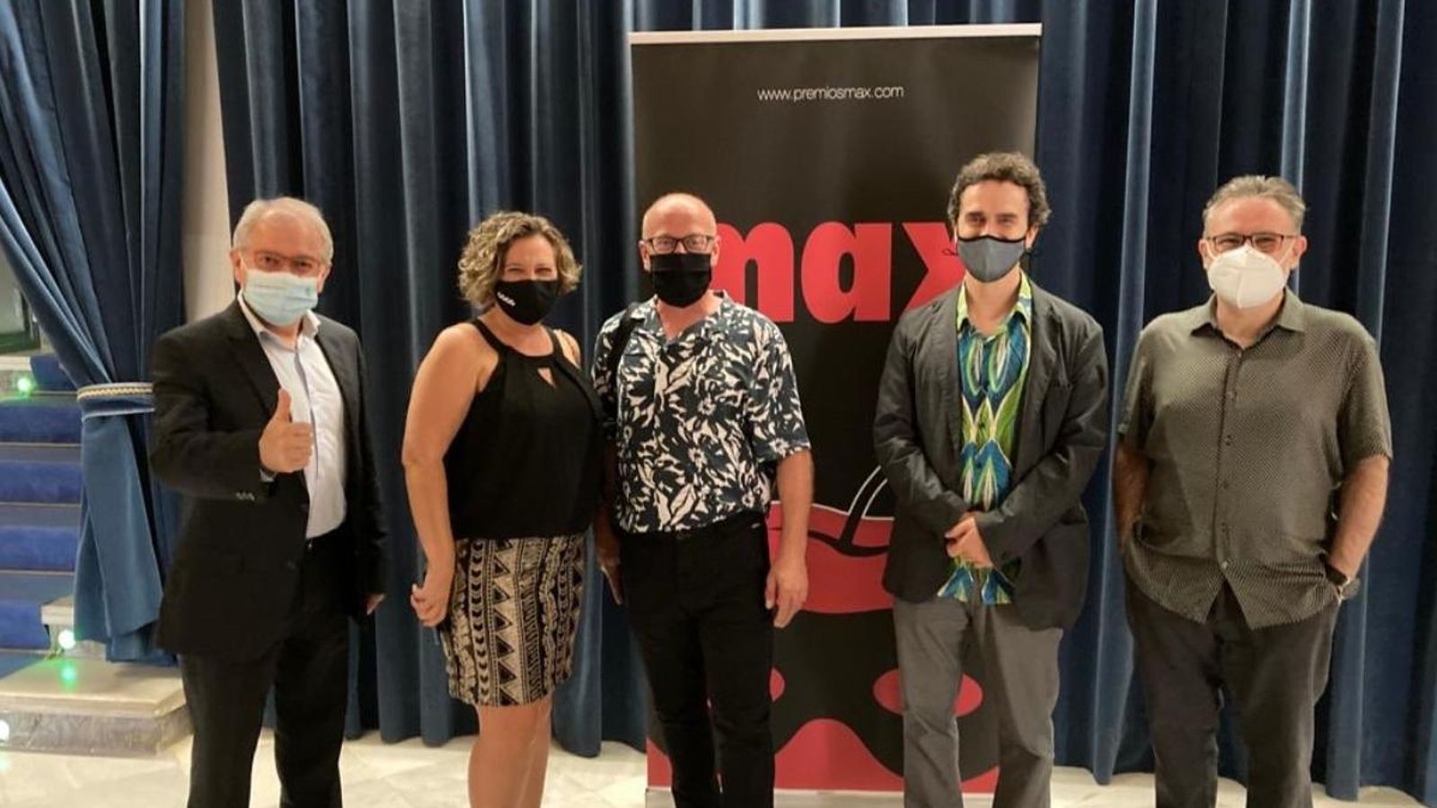 Una representació valenciana ha estat present al Teatre Cervantes de Màlaga