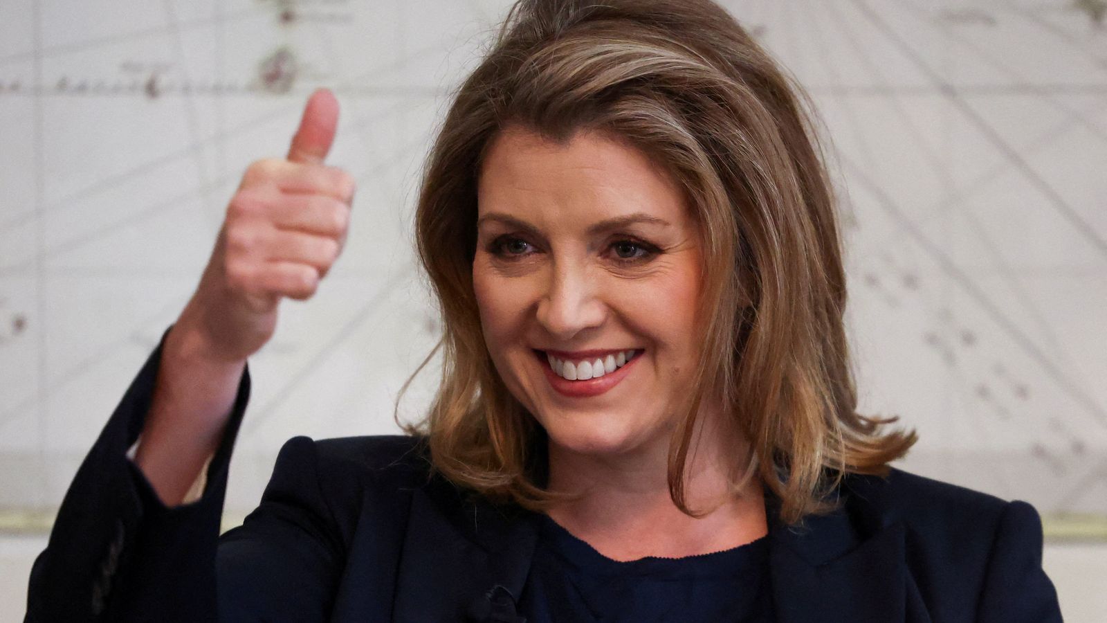 L'exministra britànica de Defensa, Penny Mordaunt, durant la presentació de la seua candidatura a les primàries del seu partit