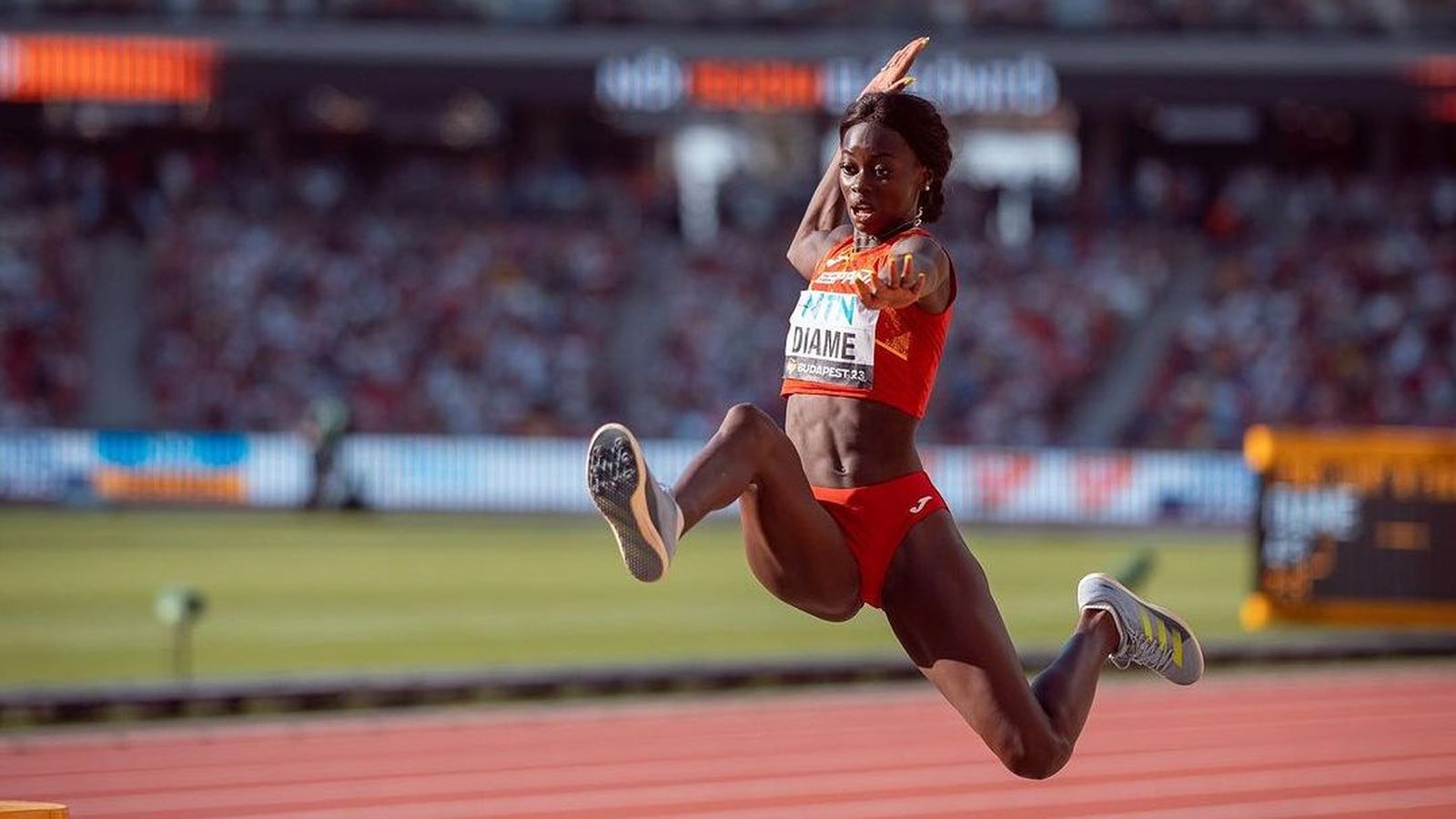 L'atleta valenciana Fatima Diamé
