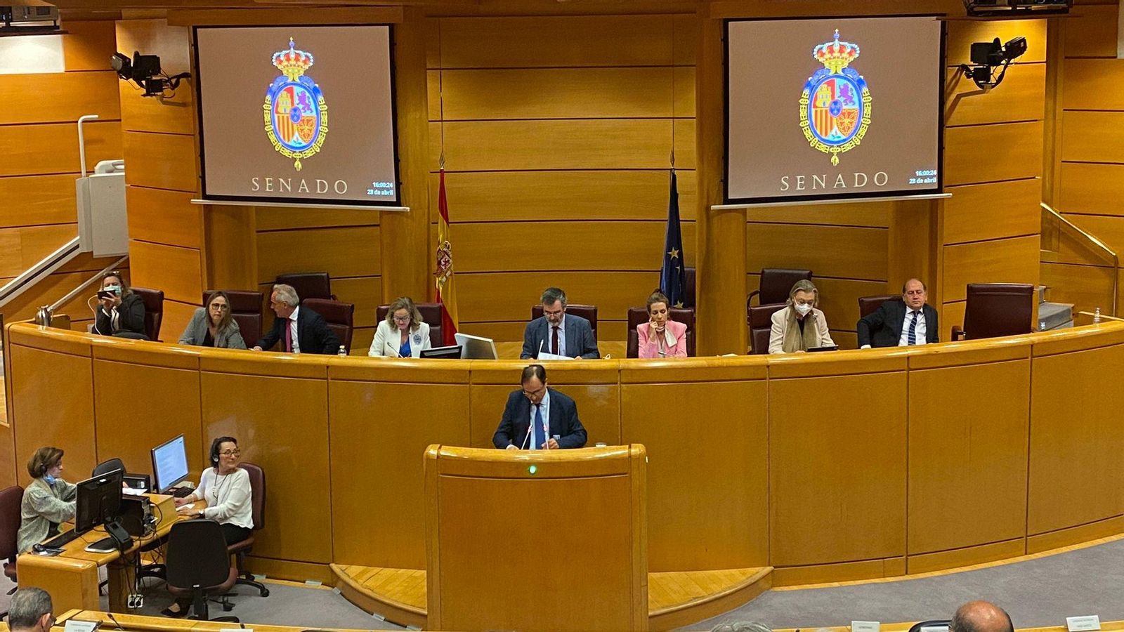 Vicent Soler, aquest dijous, al Senat