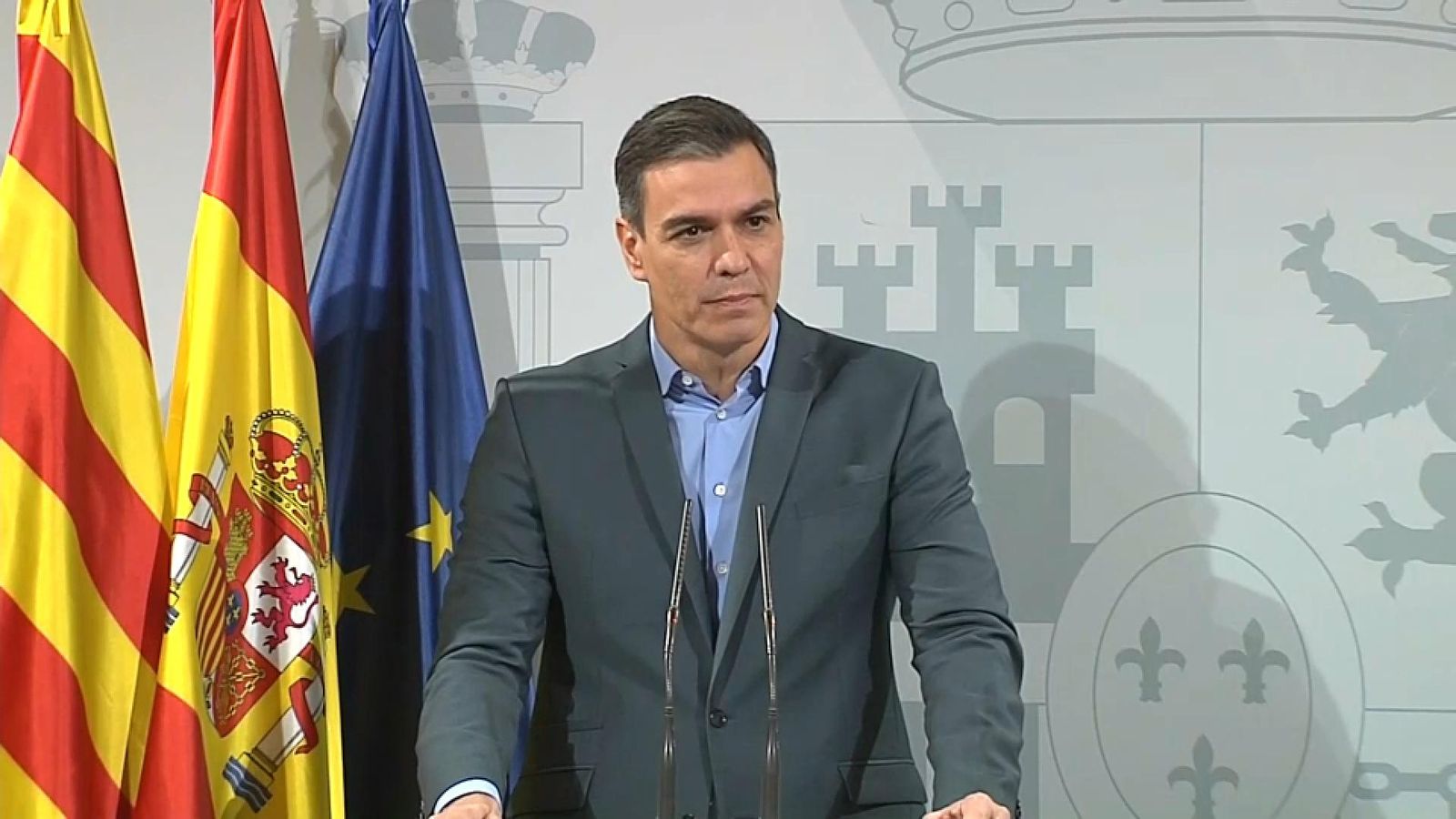 Declaració institucional de Pedro Sánchez, aquest dissabte Declaració institucional de Pedro Sánchez, aquest dissabte