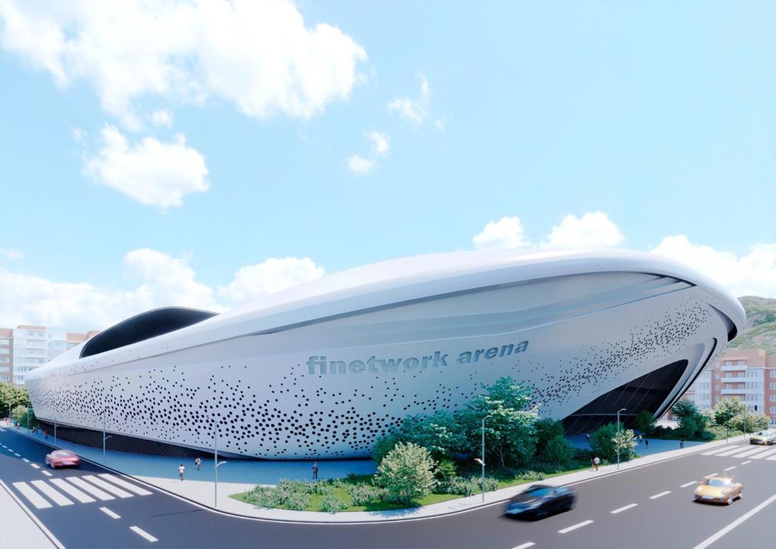 Recreació del nou estadi de l'Eldenc