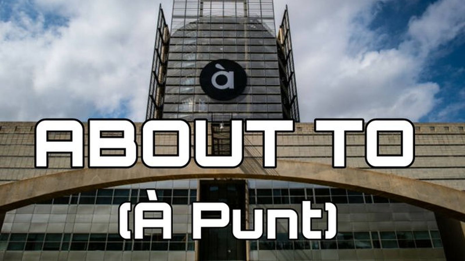 Mem que tradueix À Punt per "About to"