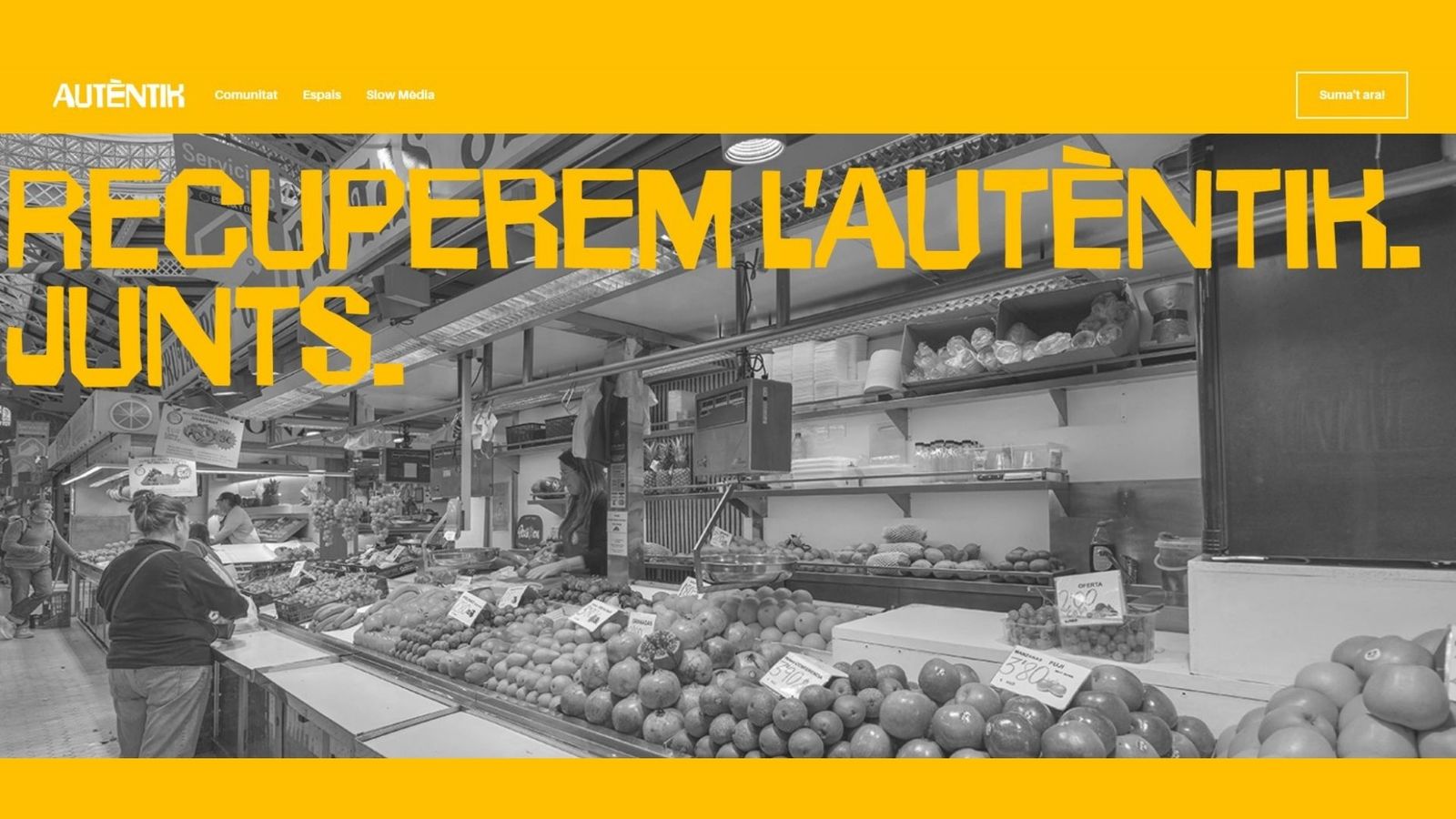 Imatge del web d'Autèntik