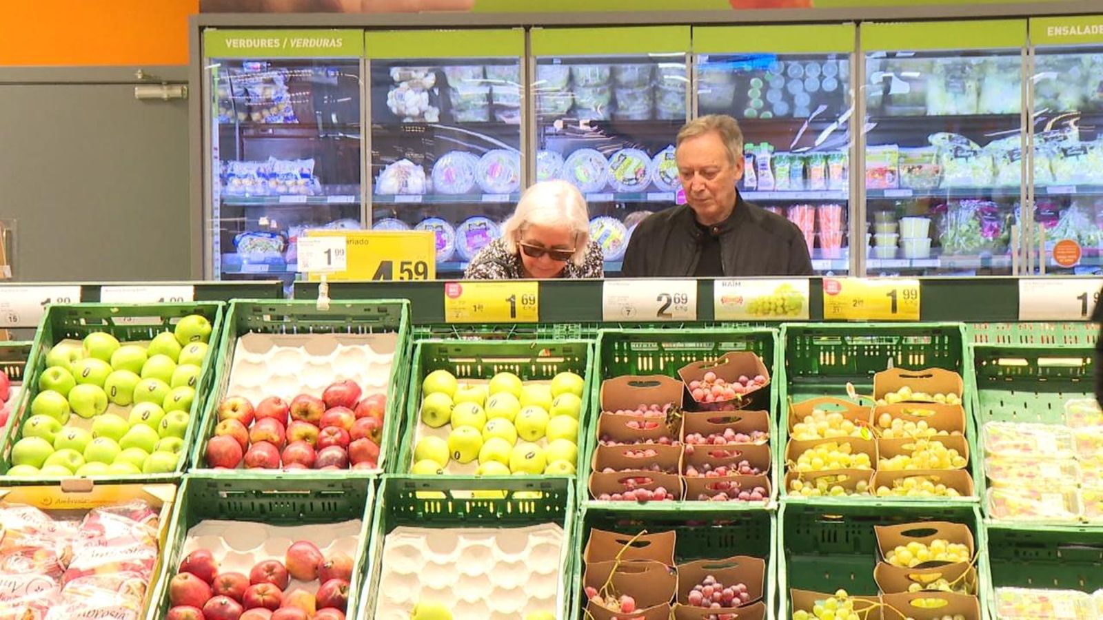 Imatge d'arxiu d'un supermercat de Consum