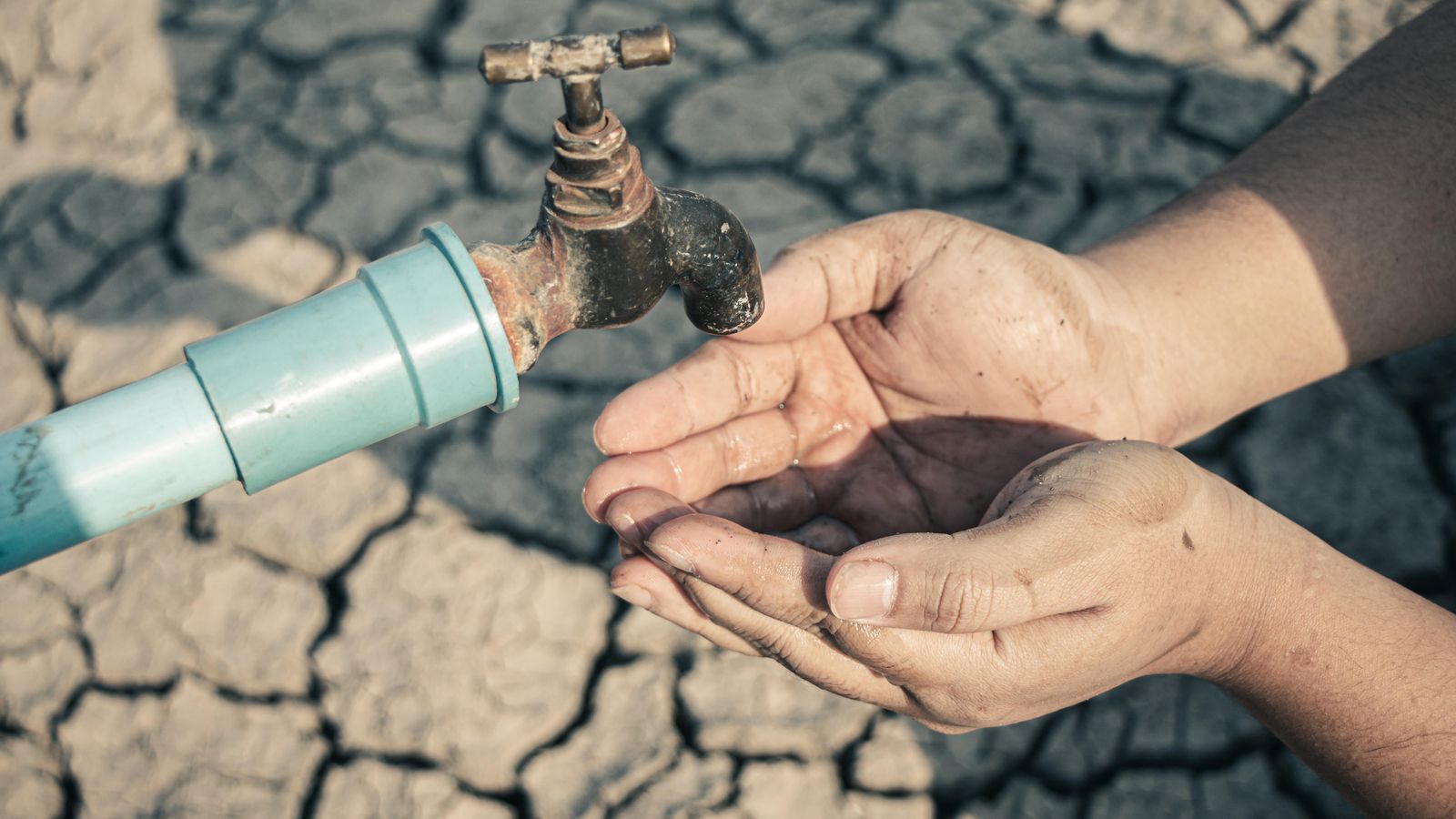 Imatge d'arxiu d'escasetat d'aigua