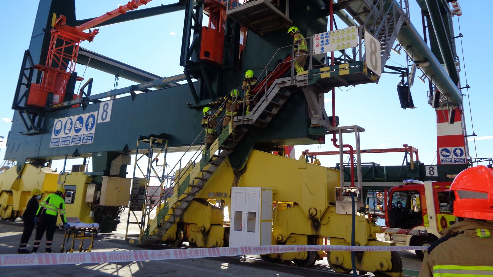 Imatge de l'exercici de rescat