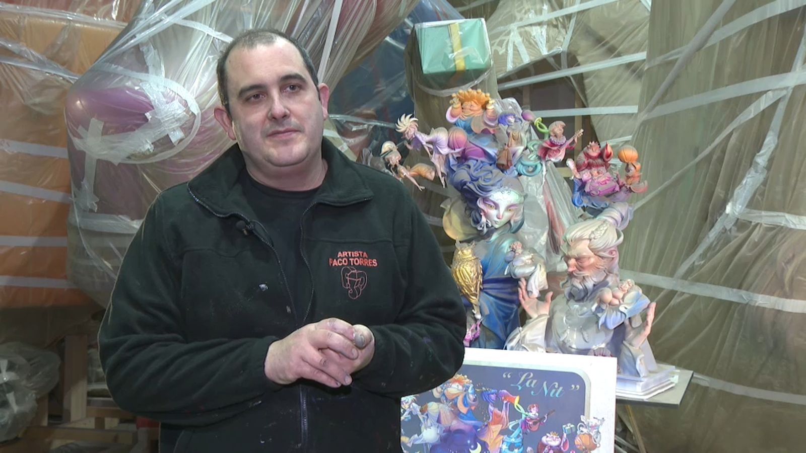 L'artista faller Paco Torres en una imatge d'arxiu