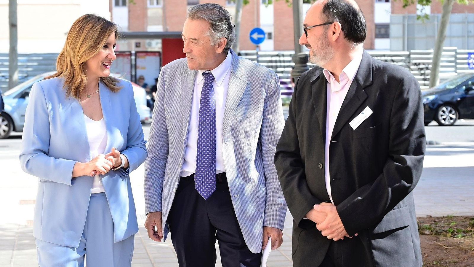 L'alcaldessa de València amb els impulsors del projecte