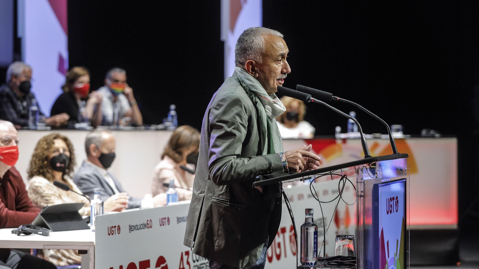 Pepe Álvarez compareix al 43 Congrés de l'UGT a València
