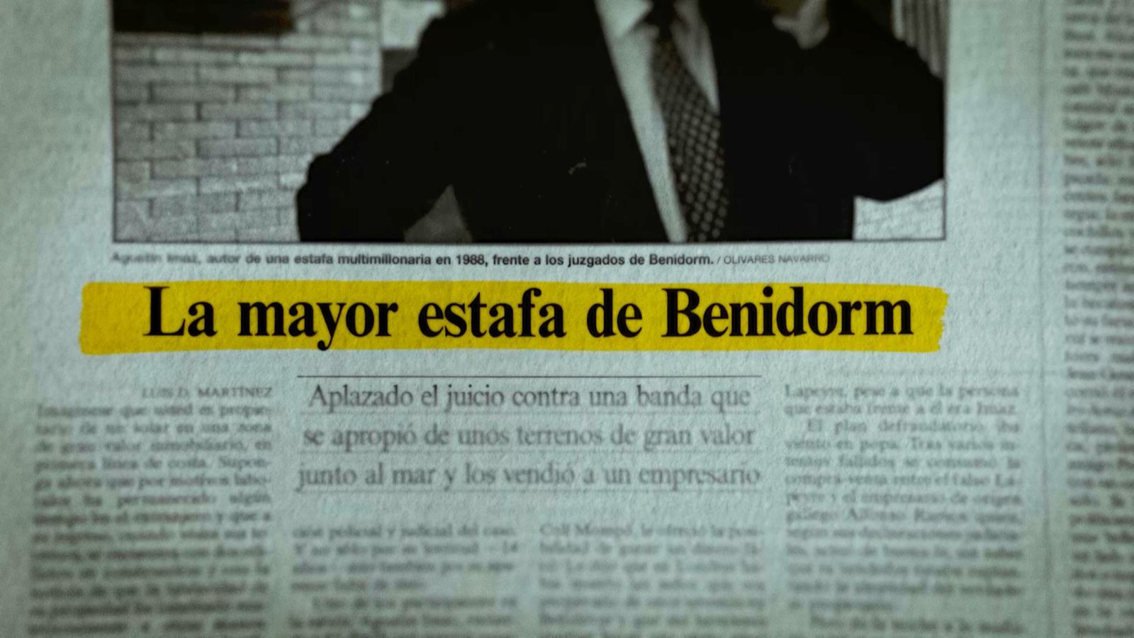 L'equip del programa entrevista per primera vegada en televisió al cervell de l'estafa del segle, en el Benidorm dels anys 80