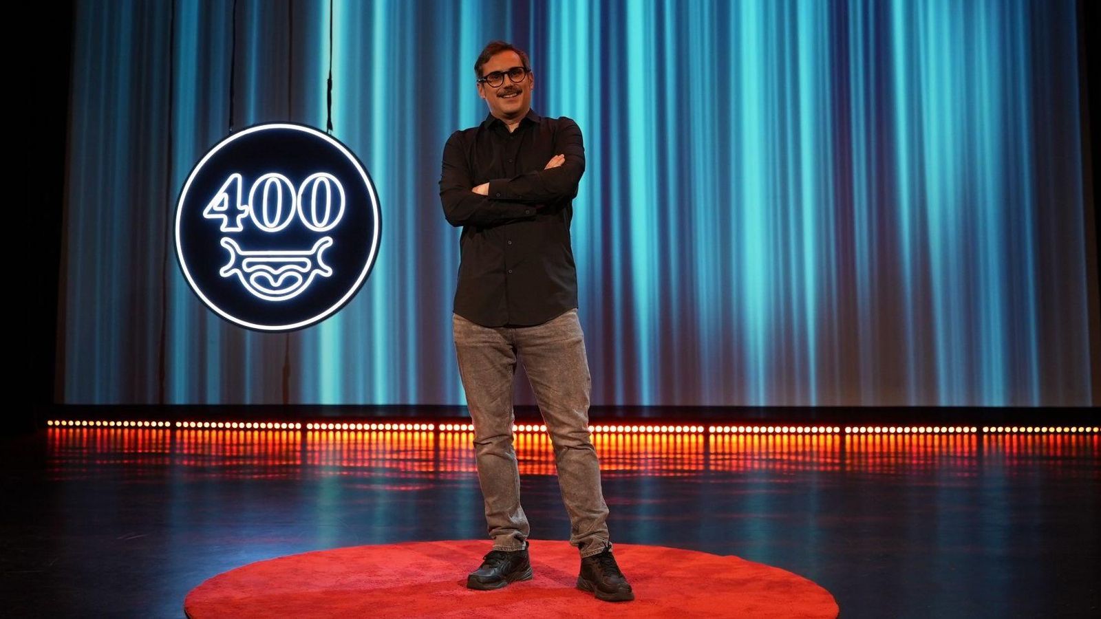 Pere Aznar, presentador de '400' Pere Aznar, presentador de '400'