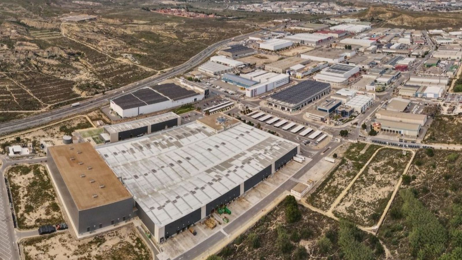 Parc industrial a Elx en una imatge d'arxiu