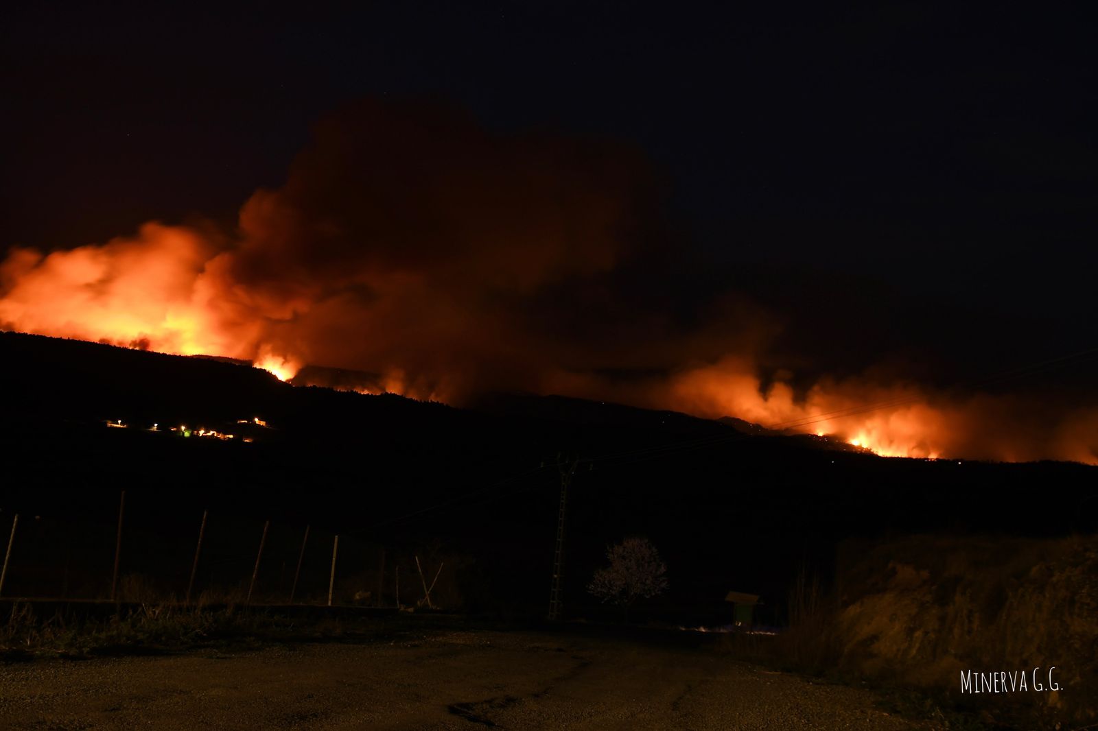 L'incendi des de San Agustin